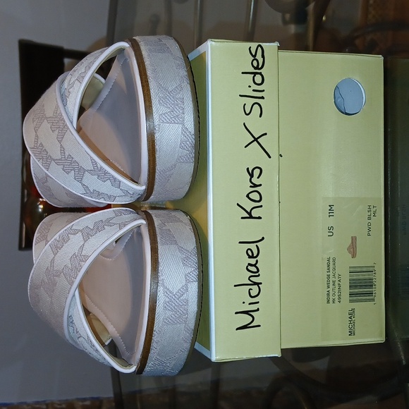 Michael Kors Wedge Slides - Picture 1 of 8